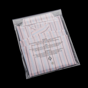 Bao Bì Nhựa Bóng Kính Tùy Chỉnh Túi Nhựa <span class=keywords><strong>Opp</strong></span> <span class=keywords><strong>Poly</strong></span> Trong Suốt Có Túi Cảnh Báo Nghẹt Thở - Product Image 4