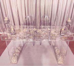 <span class=keywords><strong>Tavolo</strong></span> per Torta Nuziale in Acrilico Trasparente, <span class=keywords><strong>Tavolo</strong></span> Ghost in <span class=keywords><strong>Plexiglass</strong></span> - Product Image 5