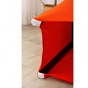 Housses de table en polyester élastique pleine couleur, adaptables 6/8 pieds, pour stands d'exposition et bannières publicitaires - Product Image 6