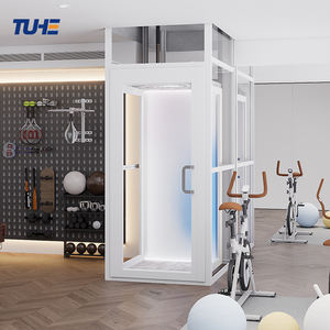 Sertifikat <span class=keywords><strong>Ce</strong></span> 300kg Lift dometik 2-4 lantai Lift penumpang Pvc Modern untuk perumahan rumah Ac Gearless Mall - Product Image 6