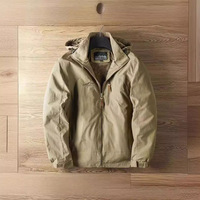 Blouson bomber à capuche pour homme, coupe-vent en nylon, col montant, fermeture éclair, idéal pour les sports de plein air - Collection Automne AliExpress transfrontalière