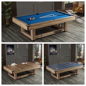 Wholesale Cheap Price 7FT 8FT 9FT MDF 3 in 1 <strong>Multi</strong> Function <strong>Game</strong> Pool Billiard <strong>Table</strong> - Product Image 4