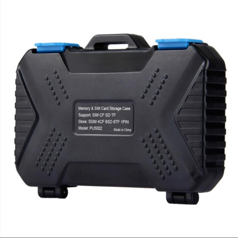 Водонепроницаемая камера PULUZ PU5002 27 в 1, футляр для карт памяти CF SD TF, коробка для карт PIN SIM Micro-SIM Nano-SIM