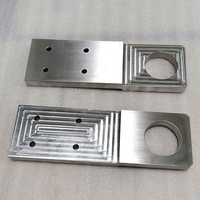 Pièces de batterie au lithium en alliage d'aluminium 6063 6061 T6 usinées CNC de précision OEM en acier inoxydable anodisé sablé pour électroérosion à fil