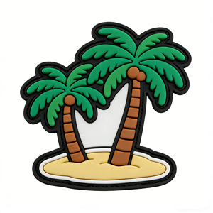 Patch de marque personnalisé en PVC souple 3D en caoutchouc et silicone, avec <span class=keywords><strong>velcro</strong></span> - Product Image 2