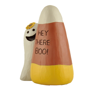 Artisanat en résine Offre Spéciale Helloween Décoration mignonne "HEY THERE BOO!" Citrouille et fantôme - Product Image 2