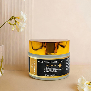 Crema Giorno OEM Naturale e Biologica con Collagene, Curcuma, Vitamina E e L-Glutatione per Schiarire, Illuminare e Idratare la Pelle - Product Image 2