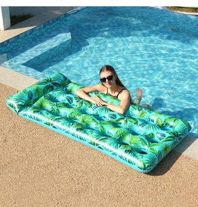 Amaca pieghevole galleggiante con stampa a 21 fori letto da spiaggia galleggiante per adulti, addensato, amaca galleggiante - Product Image 6