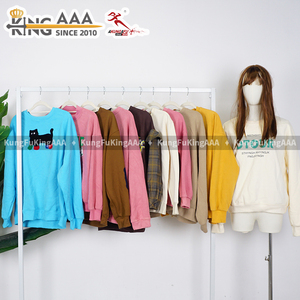 Sudadera Oversize de Invierno KungFu KingAAA para Mujer, Holgada, Limpia, 90% Mezcla, Estilo Urbano, Tops Casuales, Ropa de <span class=keywords><strong>Segunda</strong></span> <span class=keywords><strong>Mano</strong></span> - Product Image 4