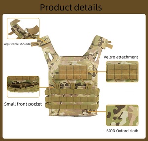 Gilet tactique personnalisé multifonctionnel léger et respirant pour l'extérieur, adapté à l'entraînement sur <span class=keywords><strong>le</strong></span> terrain, à <span class=keywords><strong>la</strong></span> <span class=keywords><strong>chasse</strong></span> - Product Image 5