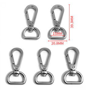 Nhà Máy Cung Cấp Chất Lượng Cao Cổ Điển 20Mm 1 Inch Xoay Kim Loại Con Chó Dây Xích <span class=keywords><strong>Snap</strong></span> <span class=keywords><strong>Hook</strong></span> Cho Da Túi Xách/Túi - Product Image 6