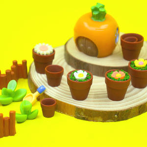 Mini Macetas <span class=keywords><strong>de</strong></span> <span class=keywords><strong>Arcilla</strong></span> Simuladas para Manualidades, Accesorios <span class=keywords><strong>de</strong></span> Resina, Escenas Miniatura Hechas a Mano, Adornos Creativos para Escritorio - Product Image 2