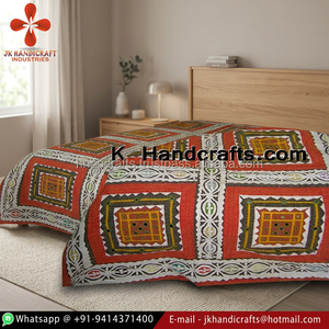 Draps de lit indiens faits à la main - Product Image 4