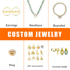 Fabricants de Bijoux LUCKYDG OEM ODM Vente en Gros Bijoux Personnalisés Tendance et Raffinés Colliers Boucles d'Oreilles Bagues Bracelets pour Femme et Homme - Product Image 4