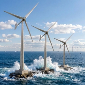 Generador Eólico de Alta Eficiencia con Modelo Avanzado de 3 Aspas de FRP, 100kW, 380V, Diámetro de Rotor de 19m para la Industria - Product Image 6