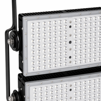 Projecteurs LED industriels à longue portée super lumineux 1200W 1600W avec réflecteur en aluminium, focalisation SMD3030, 220V AC pour extérieur