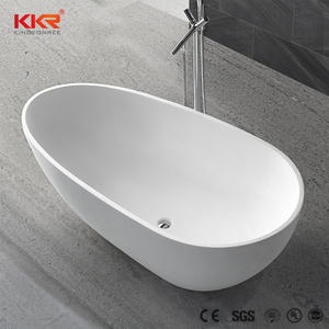 KKR – <span class=keywords><strong>baignoire</strong></span> autoportante en forme de bateau, Style tendance, bleu, blanc, vente en gros, articles de salle de bain personnalisés en acrylique, Surface solide - Product Image 2
