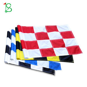 ธงกอล์ฟลายตารางหมากรุก Seagull ทำจากไนลอน สำหรับหลุมกอล์ฟ ติดตั้งง่าย ใช้สำหรับฝึกซ้อม สีน้ำเงินขาว ขนาด 12x18 นิ้ว - Product Image 2