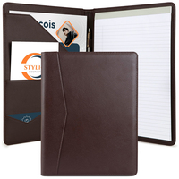 Carpeta Portafolio Personalizada Haoran con Logotipo en Relieve, Organizador con Logotipo Empresarial