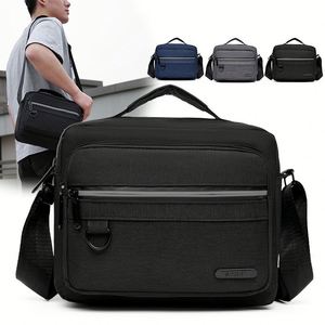 Bolso Bandolera de Hombre Estilo Europeo, Simple, de Color Sólido, en Tela Oxford - Product Image 2