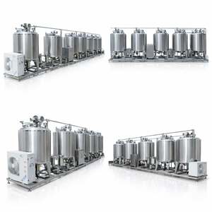 Ligne de production de lait, de yaourt et de boissons laitières Ace, ligne de production de lait UHT/équipement d'usine de transformation laitière - Product Image 6