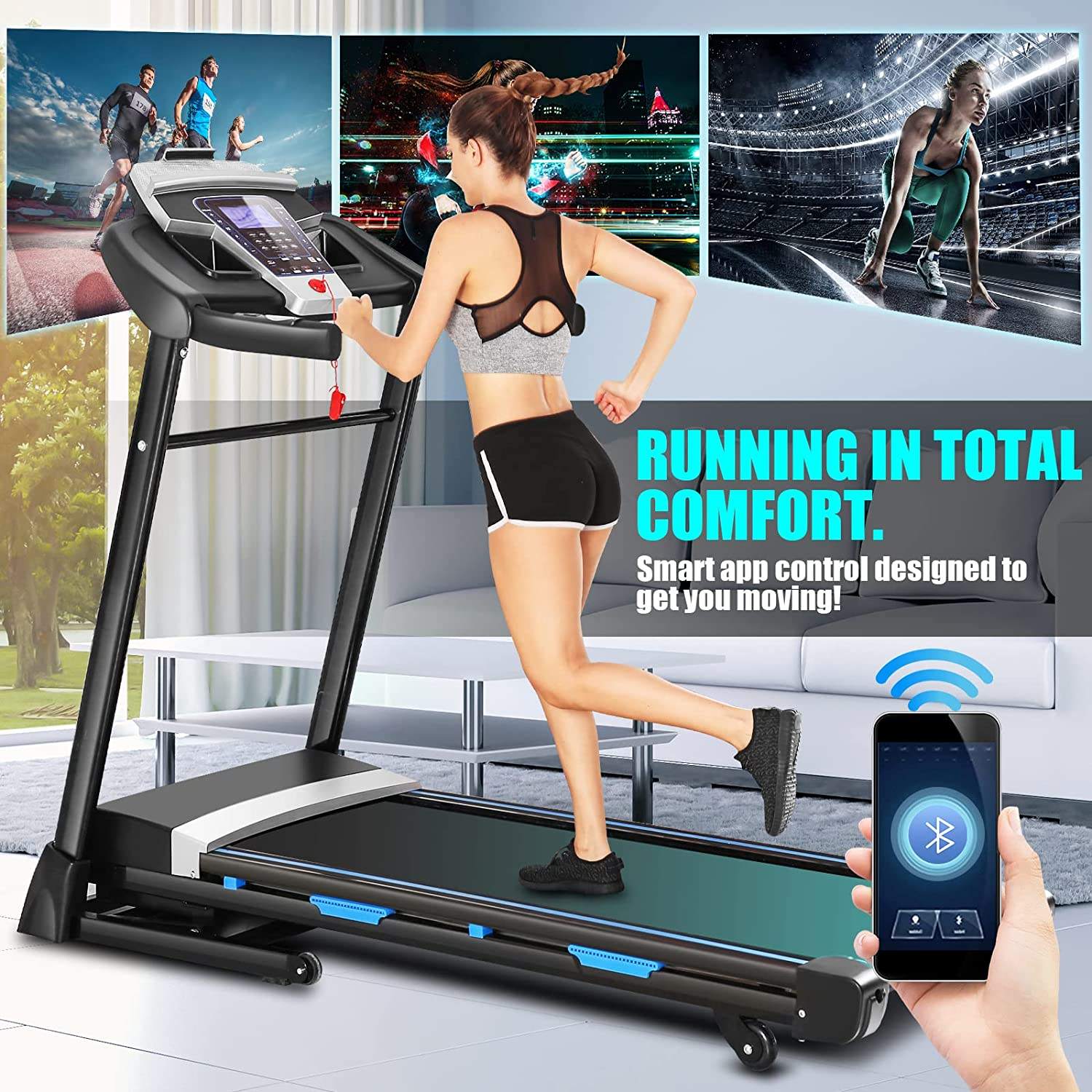 Exercise Equipment Smart Electric Foldable Treadmill Precio