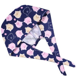 Théâtre d'opération merveille soie femme renard papier casquettes chirurgicales pour cheveux longs chapeaux en tissu - Product Image 5