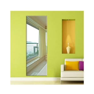 Miroir en verre Art Déco pour salon, épaisseur personnalisée (2 mm-8 mm), pour montage mural, décoration de salon de coiffure - Product Image 1