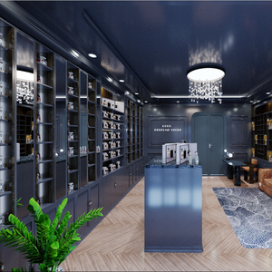 Modernas tiendas de perfumes de lujo al por menor Fitout decoración diseño elegante Interior personalizado concepto de diseño para tienda de fragancias - Product Image 3