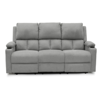 Ensemble de canapés inclinables manuels en tissu moderne Geeksofa 3 2 1 pour salon