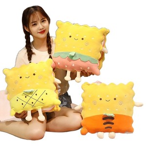 Biscuits Cute <b>Hugging</b> <b>Pillow</b> Plush Stuffed Anime Character Stuffed Cushion Collection for Home Office - Product Image 4