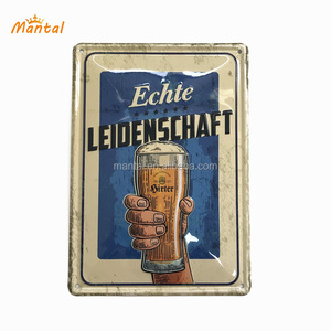Letrero de estaño hecho a medida, placa de metal en relieve - Product Image 1