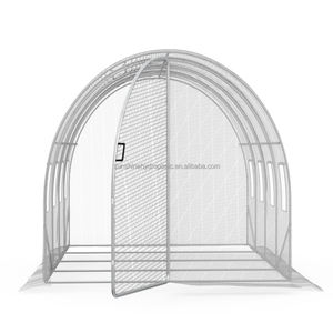 Serre de jardin transparente avec porte à glissière - Product Image 1
