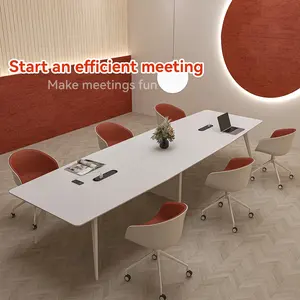 Brand New Jieao X60 3.6m Office Furniture Executive Meeting Room Boardroom Conference Table Negotiating Desk