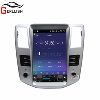 Tesla 12.8 pouces Android autoradio GPS Navigation pour Lexus RX RX300 RX330 RX350 RX400h pour Toyota Harrier 2002-2008 multimédia