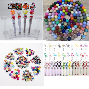 New Design Soft Material Custom Food Grade Silicone Non-Toxic CE Certified K-pop Focal Beads Pen <strong>Wholesale</strong> Demon <strong>Hunters</strong> - Product Image 4