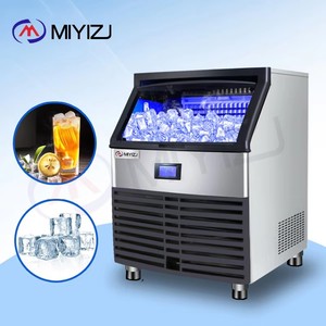 Machine à glaçons en cubes <span class=keywords><strong>de</strong></span> 80 kg à 130 kg par jour, haute productivité, pour eau du robinet et eau en bouteille, glace comestible, fabricant <span class=keywords><strong>de</strong></span> glaçons - Product Image 2