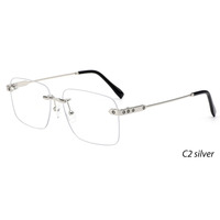 Gafas de Metal Modernas y a la Moda de FEROCE China, Monturas Ópticas de Vidrio, Nuevo Diseño