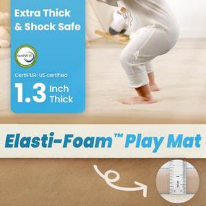 批发柔软婴儿学步游戏笔垫无毒现代儿童游戏垫超厚客厅珊瑚绒厚泡沫榻榻米垫 - Product Image 3