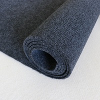 100% Polyester Ribbed Needle Punched Non Woven Floor Carpets Rugs Modern Washable Exhibition Wedding Carpet Roll