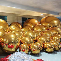 Ballons métalliques gonflables géants, boules disco miroir brillantes, ballons laser, ballons publicitaires, décoration de ballons, boule miroir gonflable