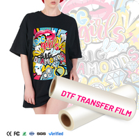 Film Roll DTF 80cm*100m 90cm*100m Satu Sisi Matte Hot Peel untuk Printer DTF Harga Grosir Langsung dari Pabrik