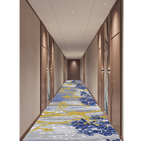 Moquette en nylon à poils coupés, tissée Wilton, pour hall d'hôtel haut de gamme, résistante aux taches, longue durée de vie, revêtement mural