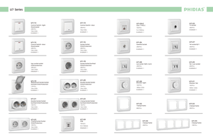 Interruttore e Presa da Parete Elettrica per Uso Domestico in Materiale PC Elegante a 2 Posti Unipolare 10A/16A Standard Europeo - Product Image 6
