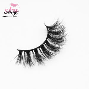 ソフトミンク用つけまつげ残酷無料再利用可能プレミアム3D/5D軽量ワイピーリアル防水ラグジュアリーナチュラル - Product Image 1