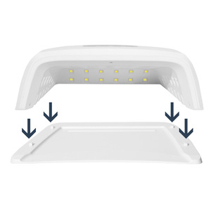 48W UV Nail Lamp 72 LED Beads Quick Drying Gel Polish Curing <b>Light</b> Plastic Professional Manicure Nail Equipment Wholesale - Product Image 5