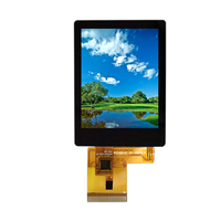 Layar LCD TFT IPS Full-view 2.4 Inci dengan Antarmuka MCU Sentuh Kapasitif Driver ST7789 Resolusi 240*320 40Pin Baru