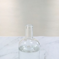 Vente en gros petit vin de vodka 100ml 200ml 380ml 500ml boisson transparente scellée avec couvercle bouteille vide en verre