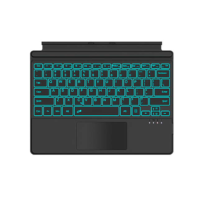 Best Selling for Microsoft Surface Pro 7+/7/6/5/4/3 Magnetic Wireless BT Keyboard with Backlighting