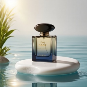 GDGF YS01 Flacon de parfum en verre personnalisé couleur 100ml avec vaporisateur 55ml Eau de Cologne longue durée fraîche écologique pour homme - Product Image 1